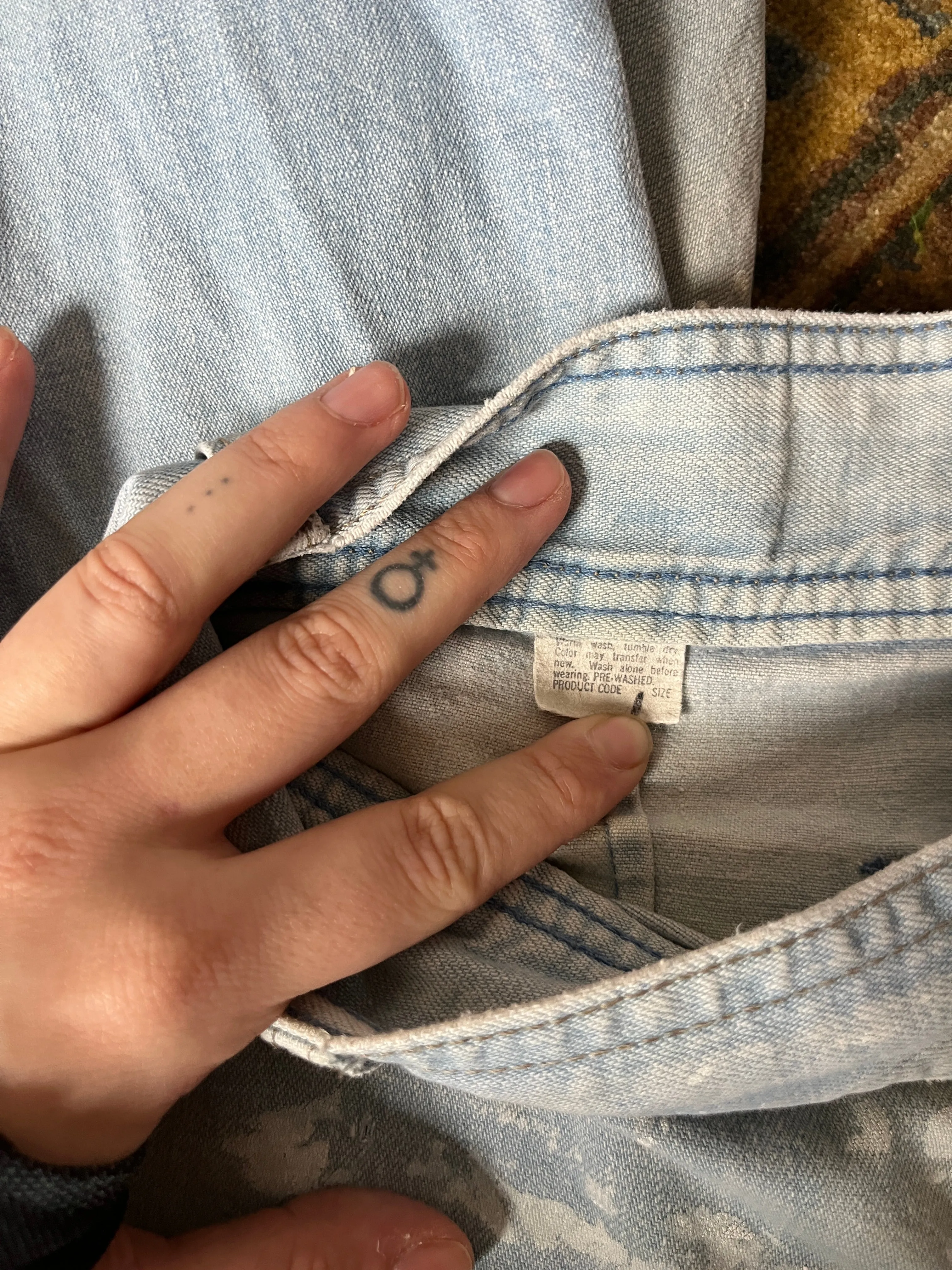 DISTRESSED LEVI’S BELL BOTTOMS