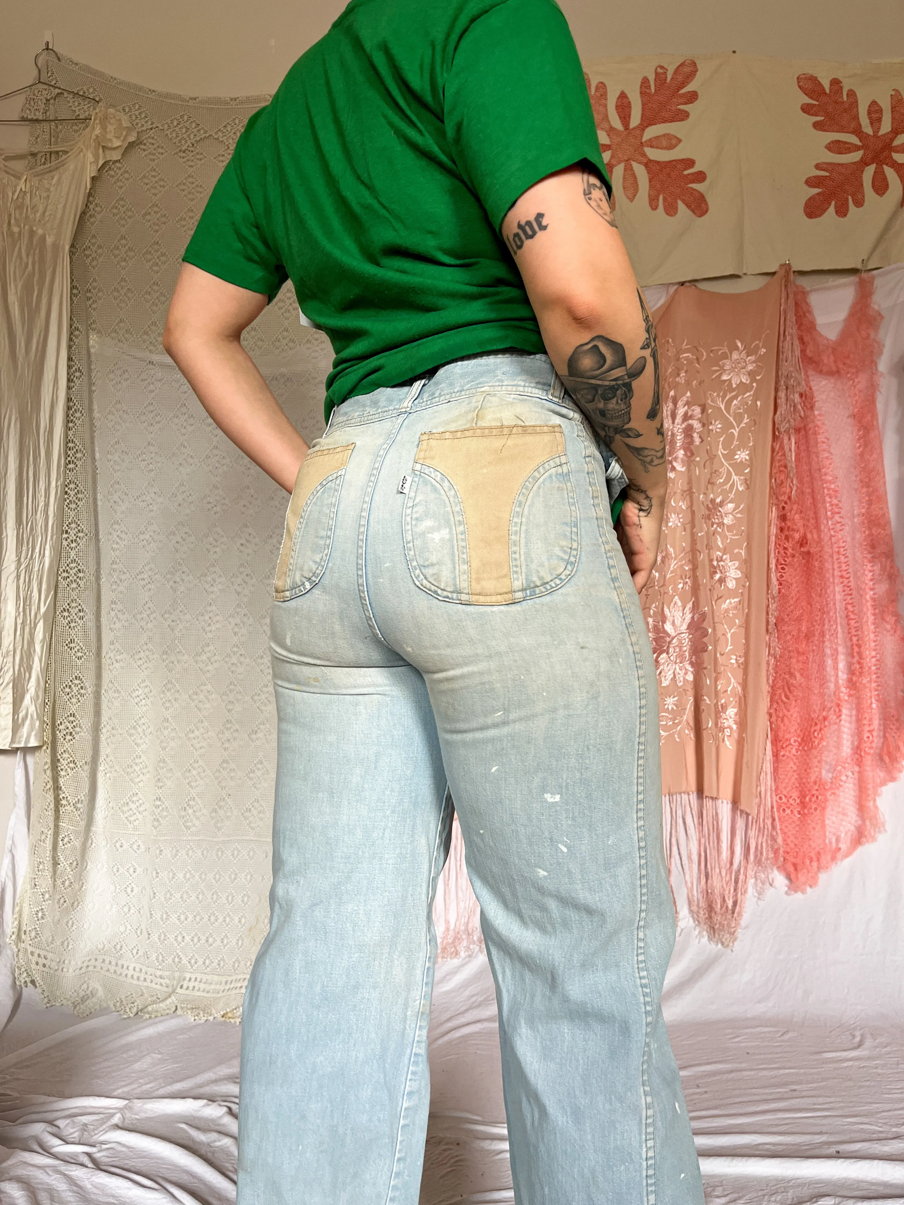 DISTRESSED LEVI’S BELL BOTTOMS