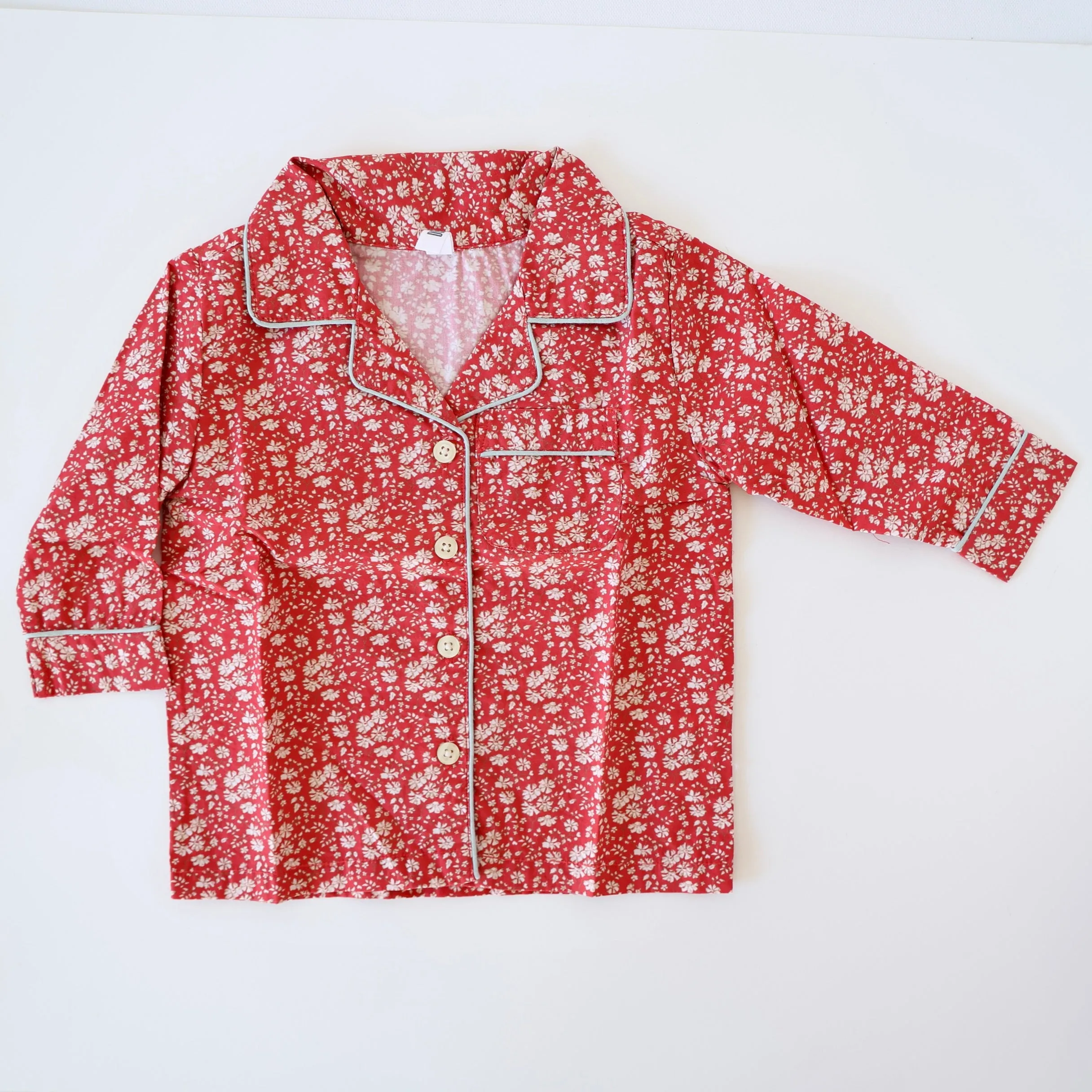 Domi Children's Organic Cotton Pajama Set - Tiny Floral
