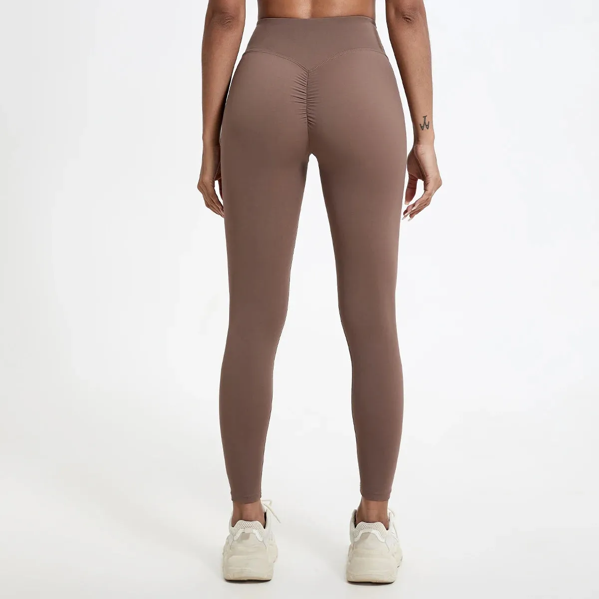 Drawstring High-Waisted Leggings