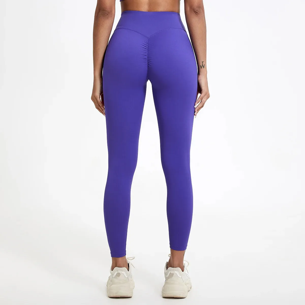 Drawstring High-Waisted Leggings