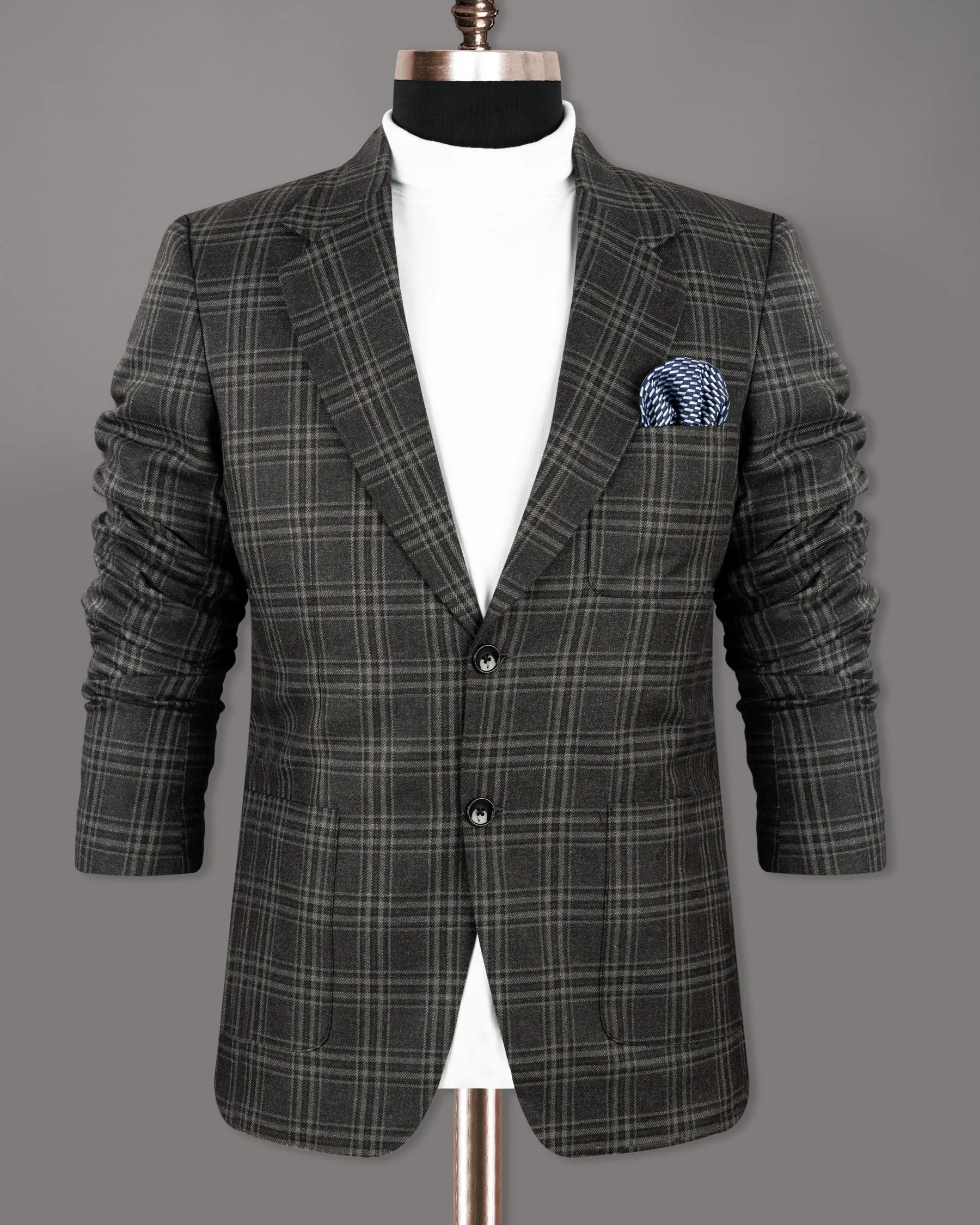 Dune Gray Plaid Woolrich Sports Blazer