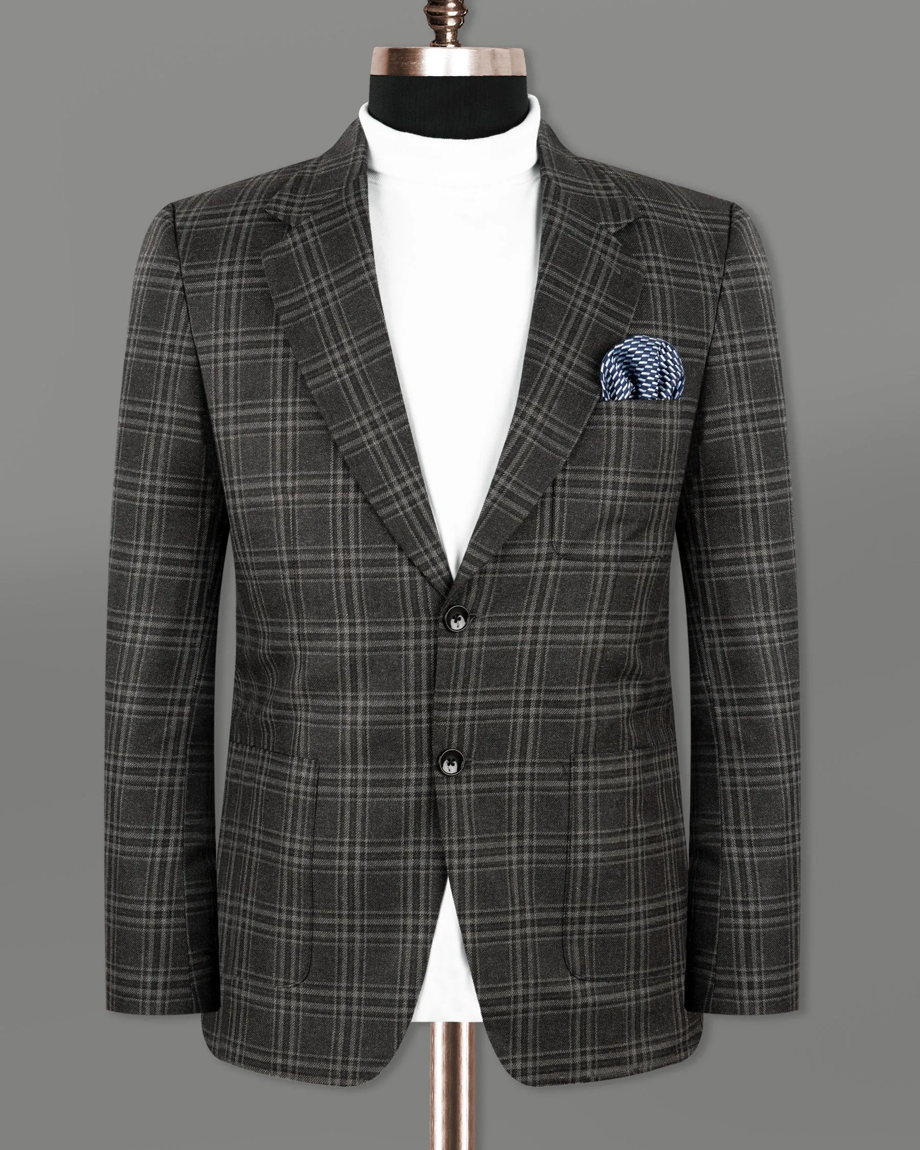 Dune Gray Plaid Woolrich Sports Blazer