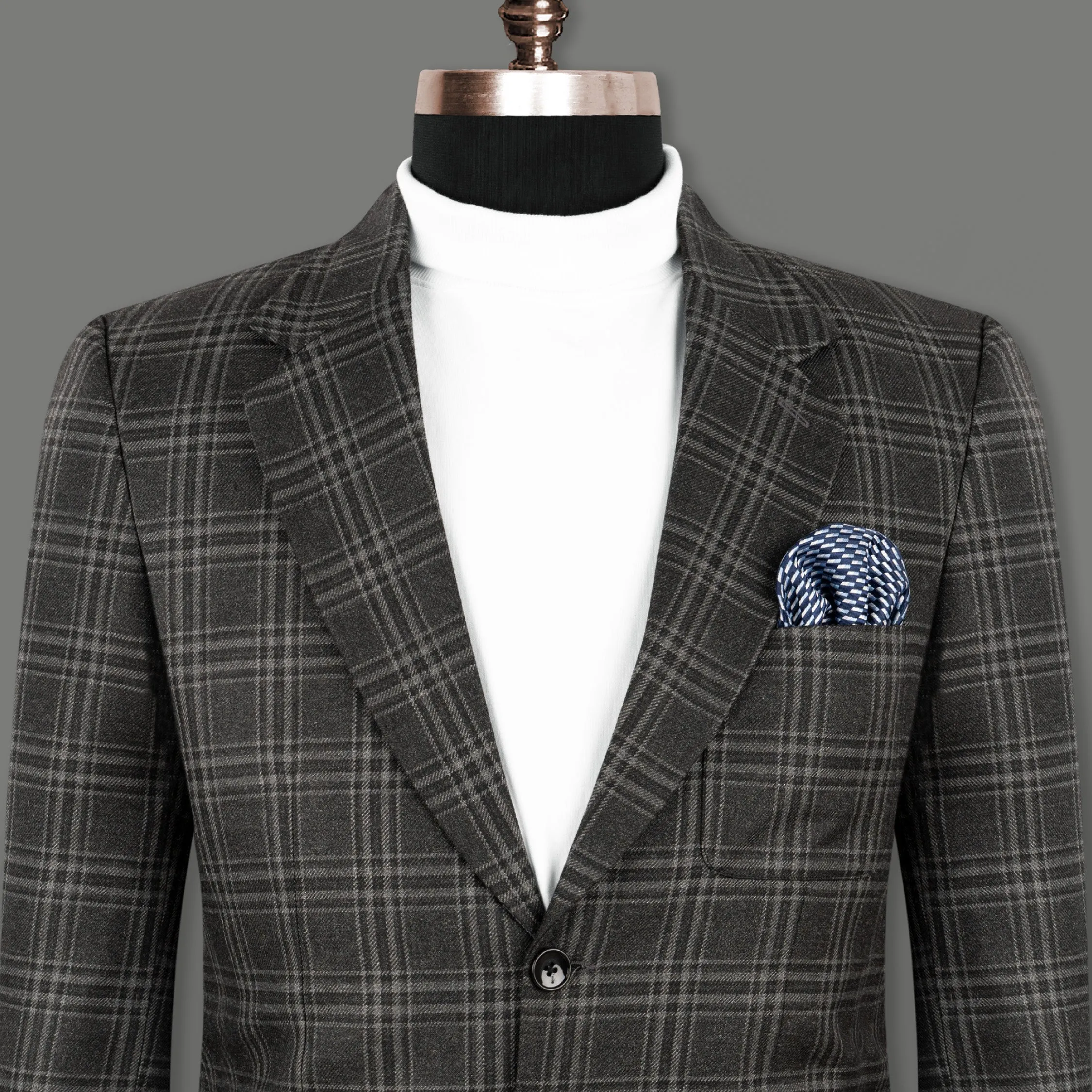 Dune Gray Plaid Woolrich Sports Blazer