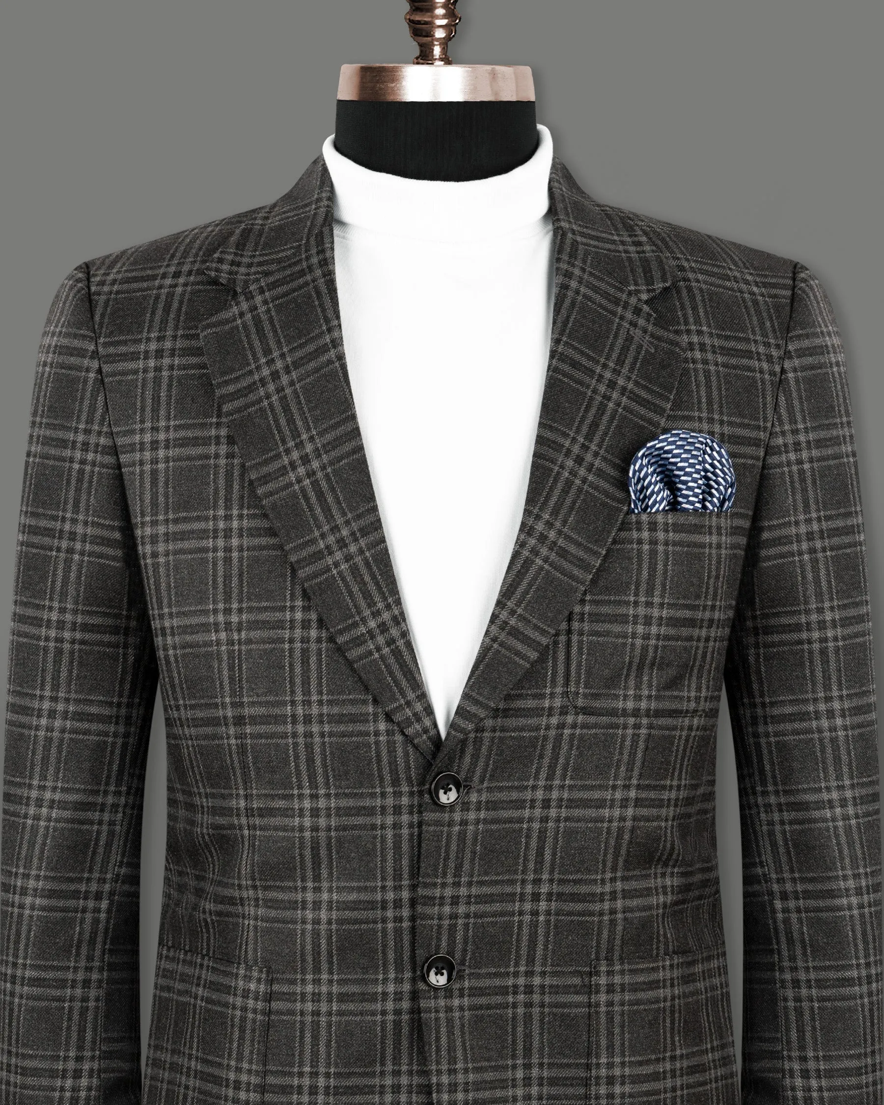 Dune Gray Plaid Woolrich Sports Blazer