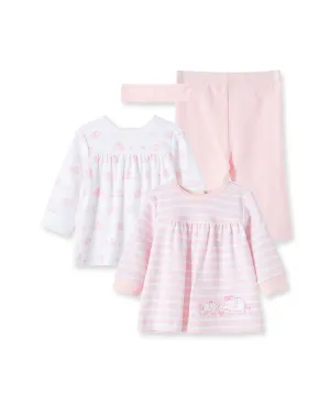 Elephant Tunic Set in Pink