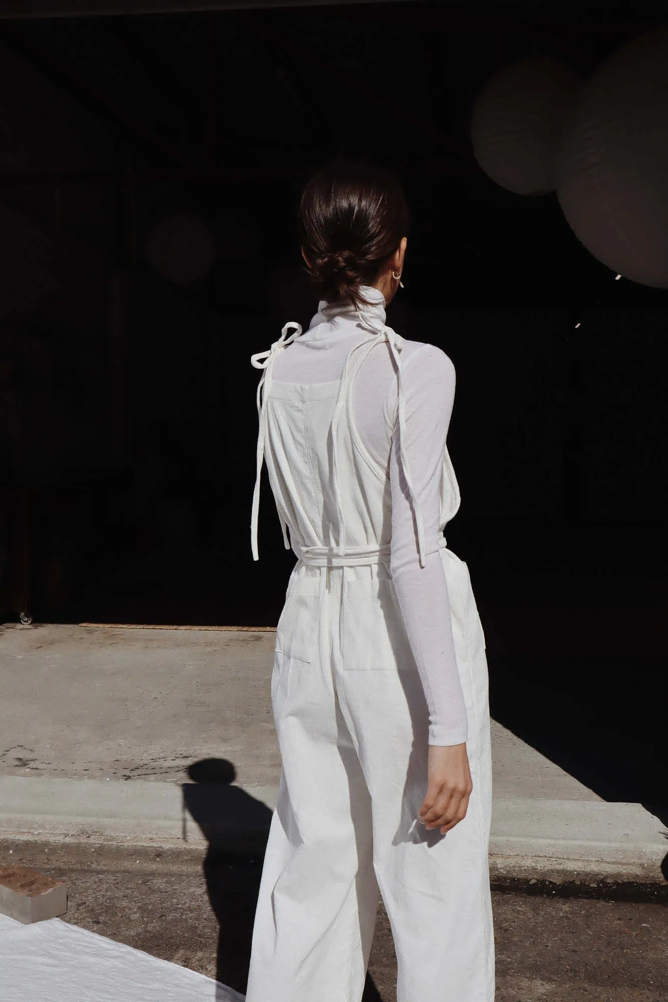 Ellen Corduroy Jumpsuit Ivory