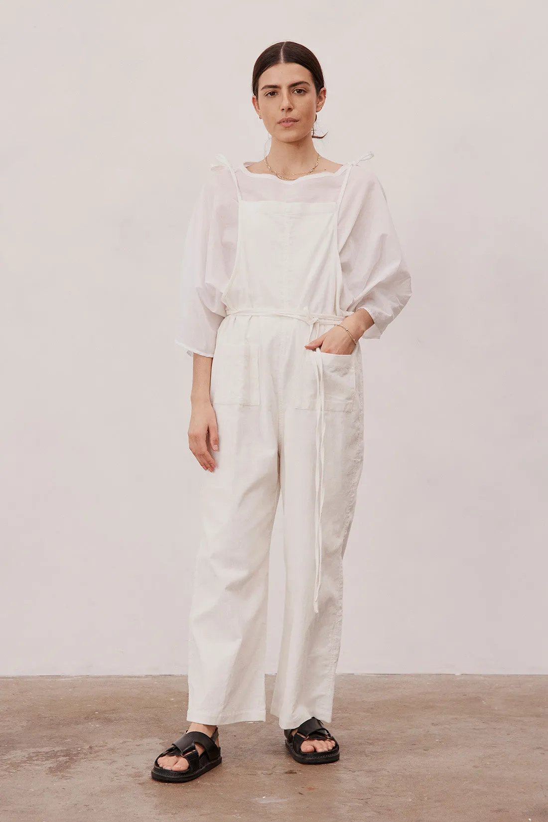 Ellen Corduroy Jumpsuit Ivory