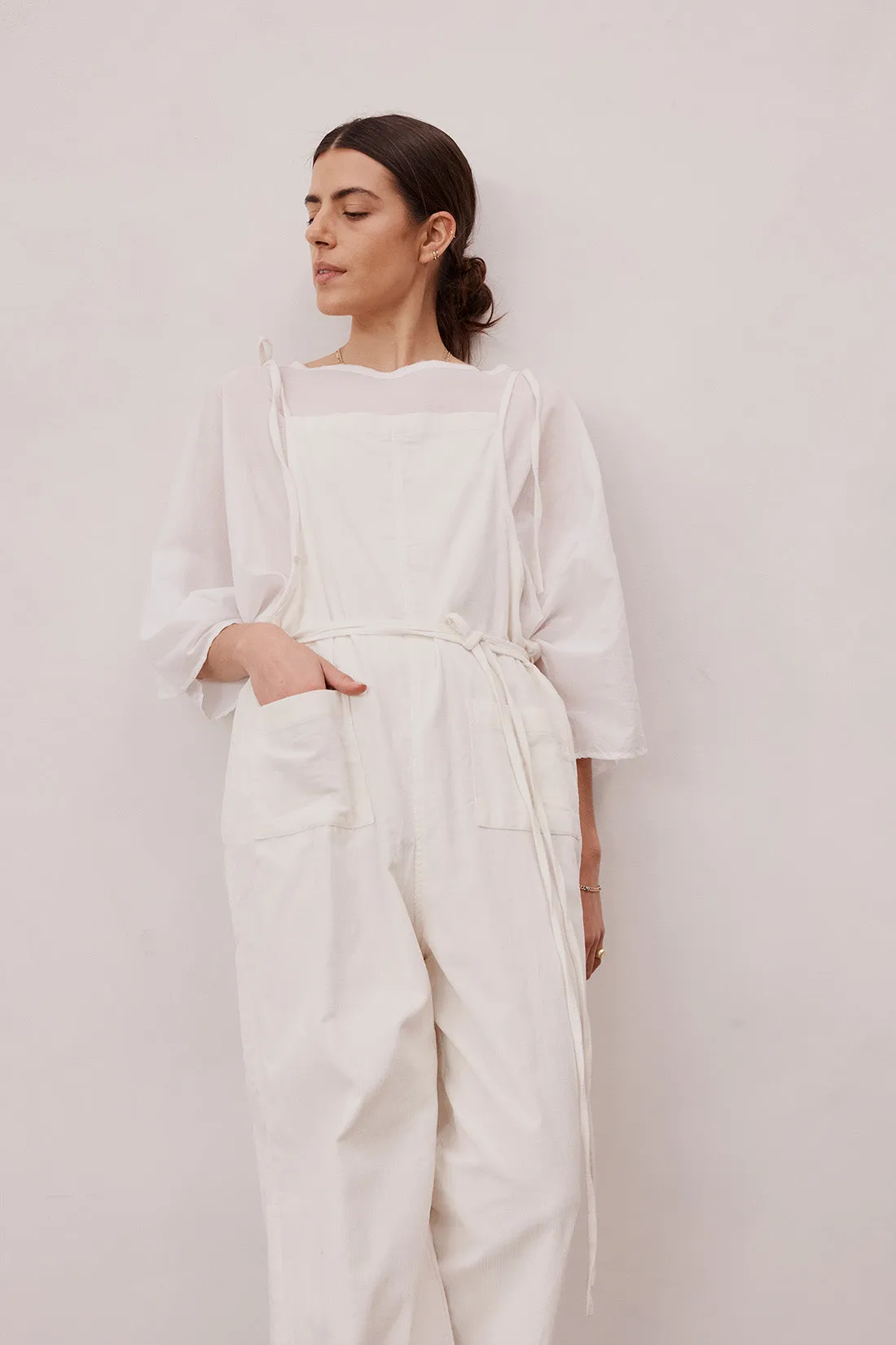 Ellen Corduroy Jumpsuit Ivory