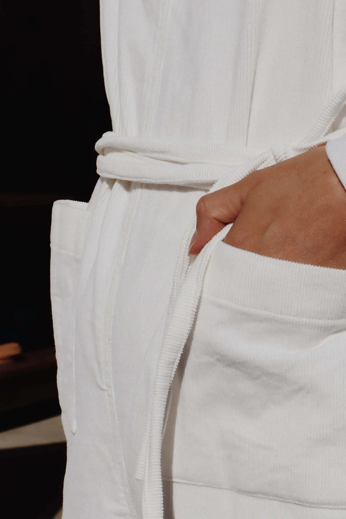Ellen Corduroy Jumpsuit Ivory