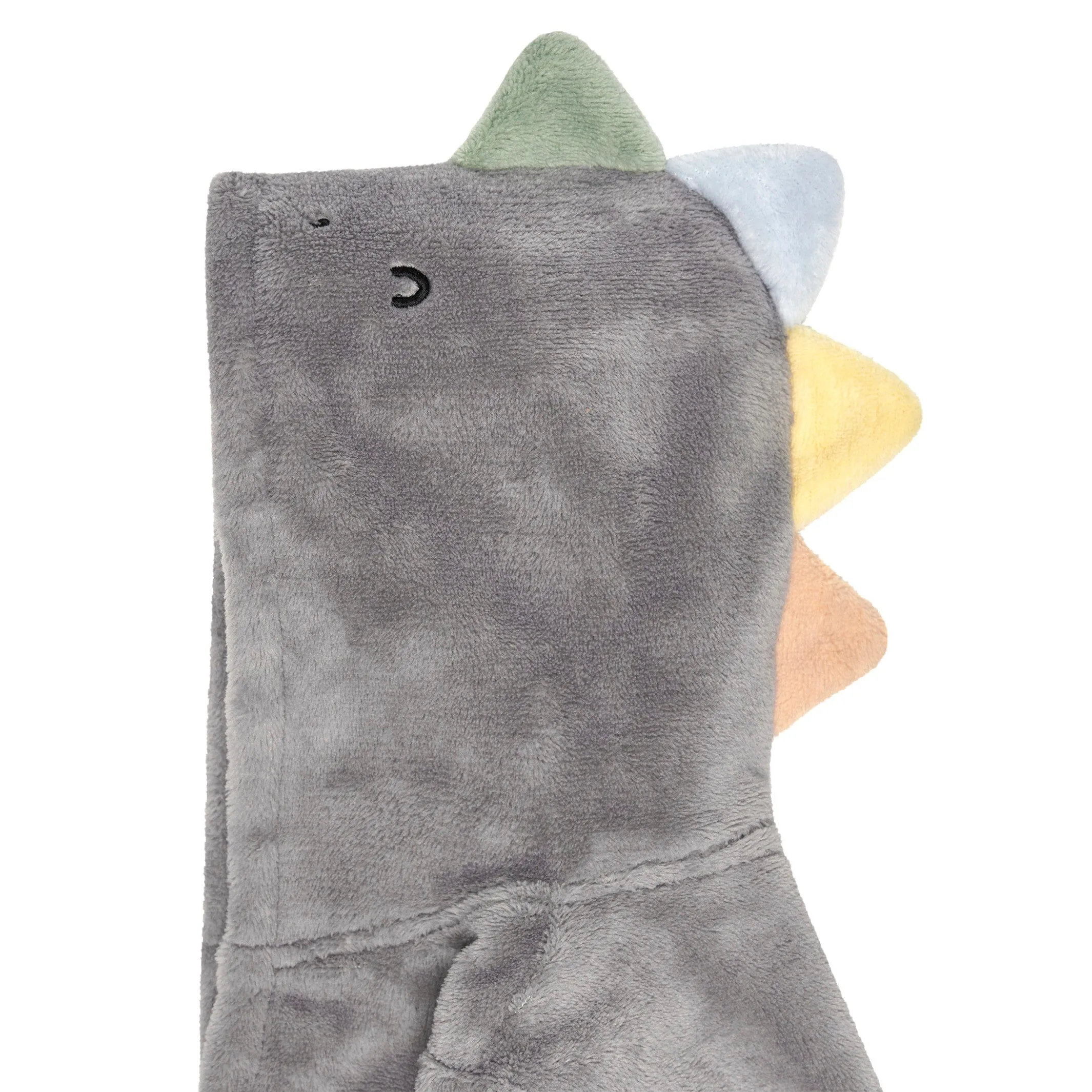Embroidered Baby Boys Dino Robe