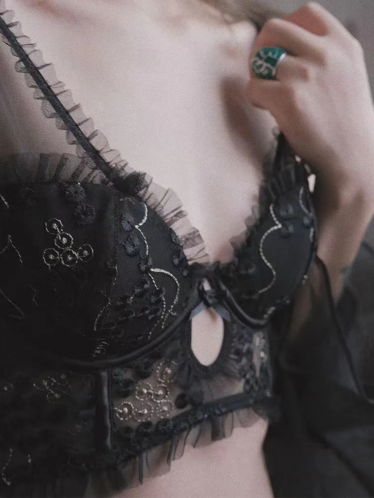 Embroidered Corset Top