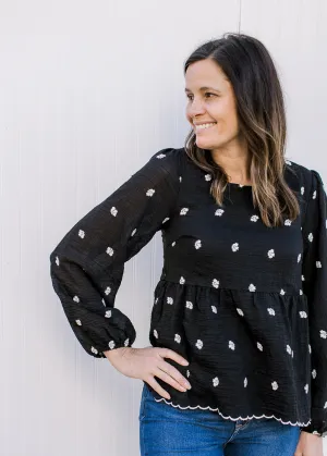 Embroidered Floral Blouse