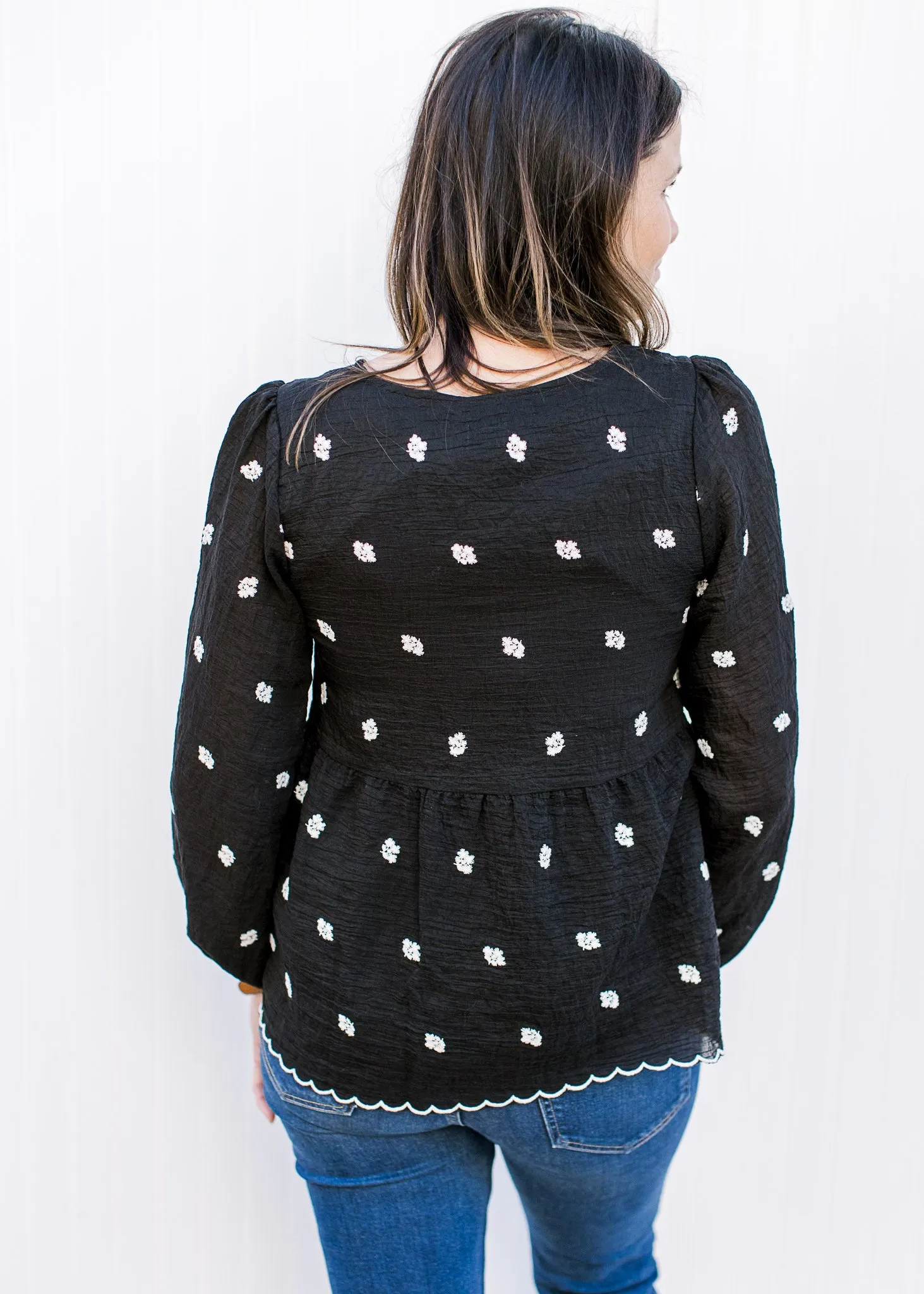 Embroidered Floral Blouse