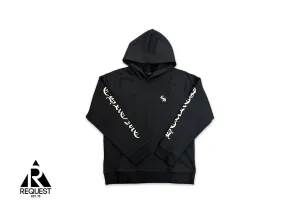 Embroidered Logo Hoodie "Black”