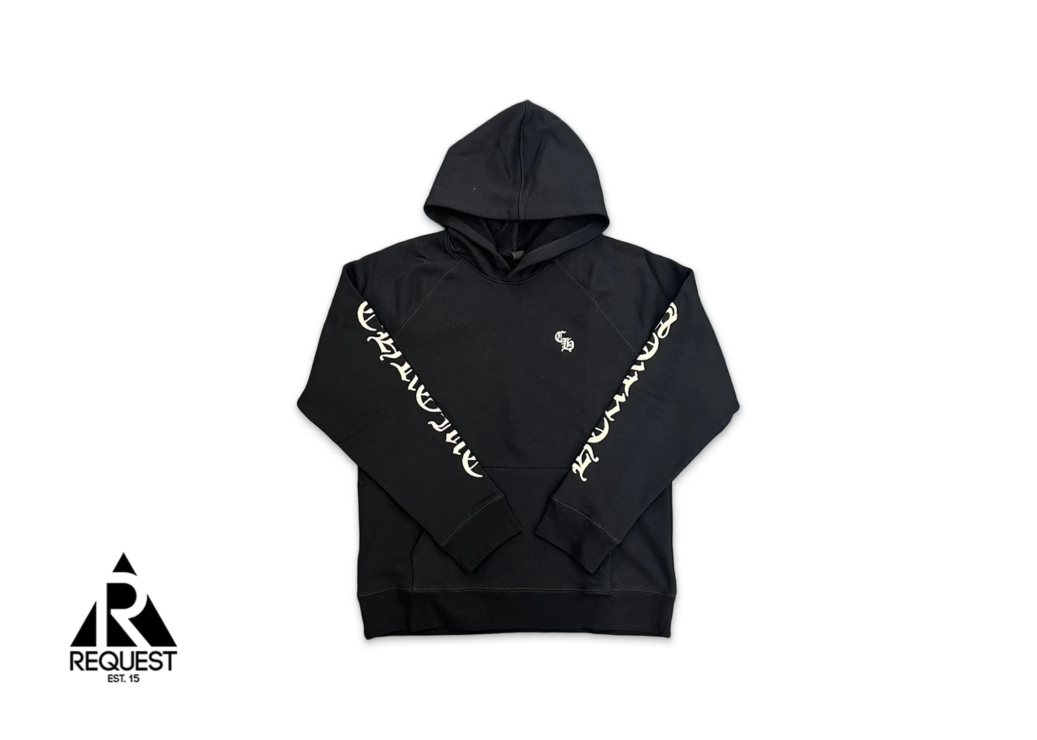 Embroidered Logo Hoodie "Black”