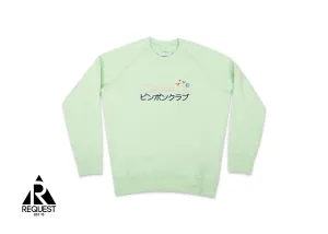 Embroidered Ragland Sweatshirt "Mint"