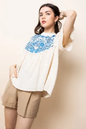 Embroidered Top