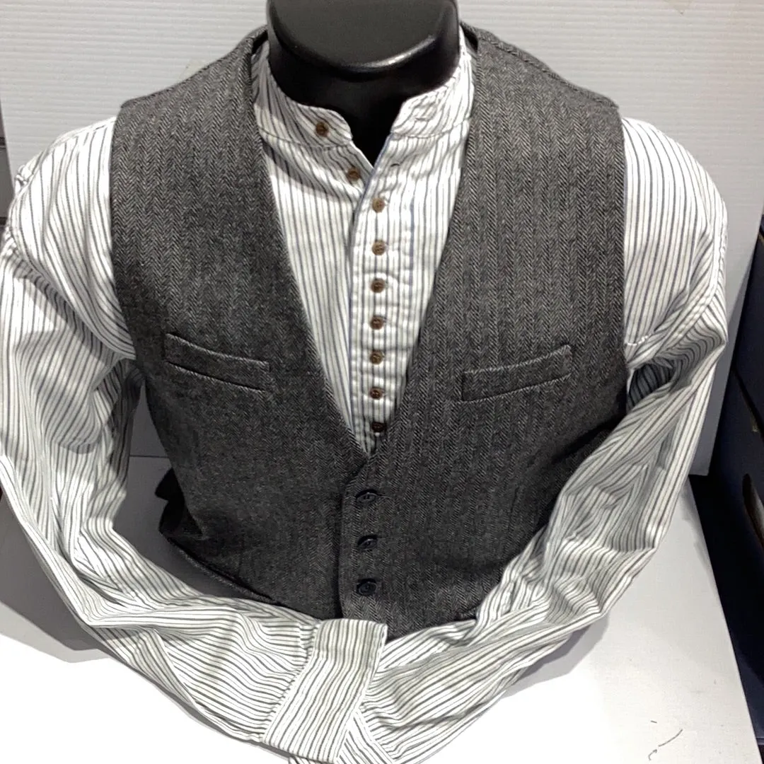 Emerald Isle Wool Touch Waistcoat Grey