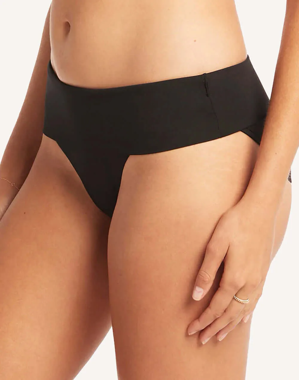 Essentials Roll Band Bikini Bottom