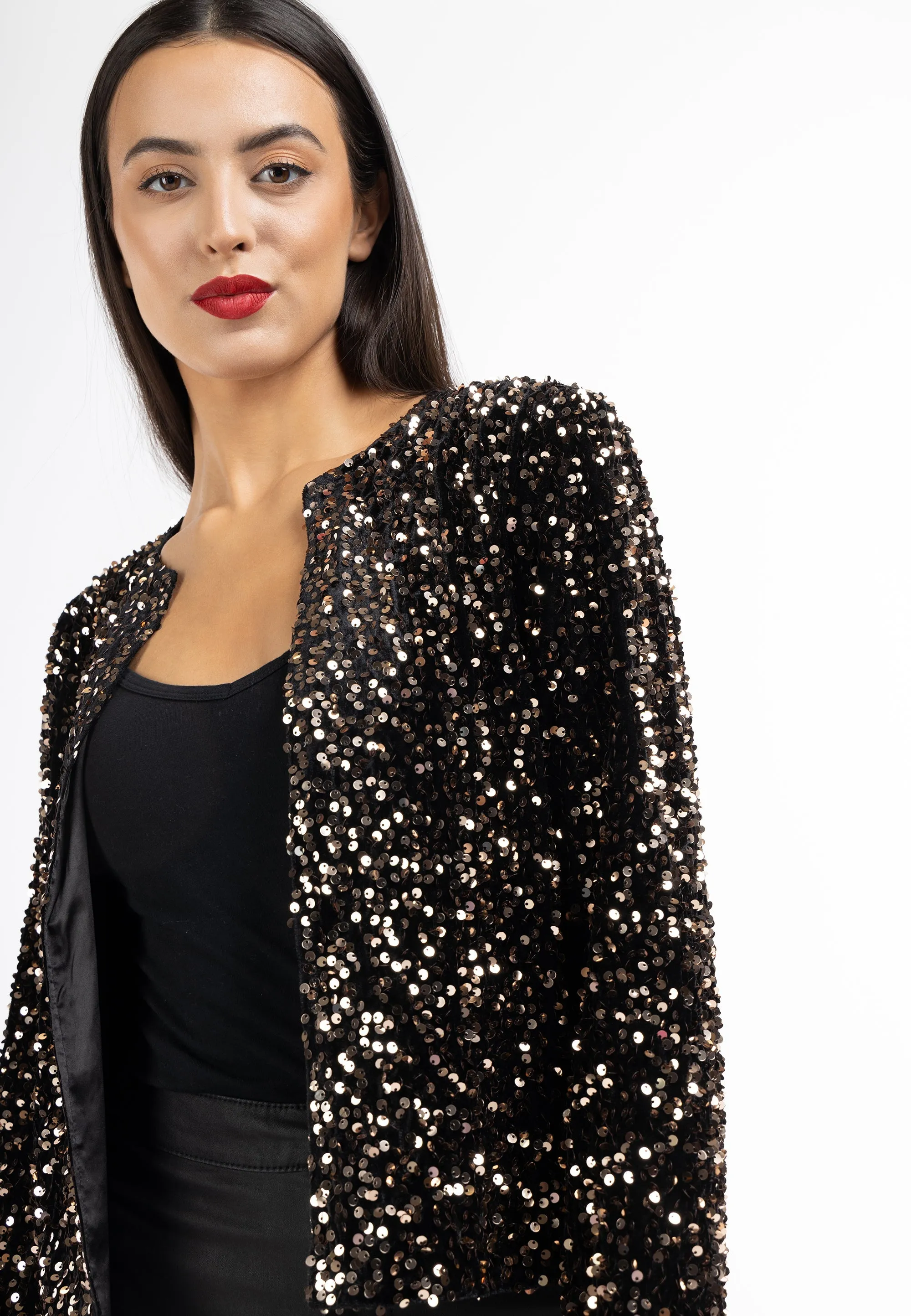 Faina Women's Jacket With Sequins