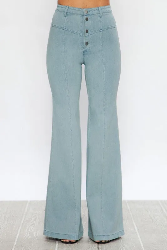 Farrah High Waist Flared Pants