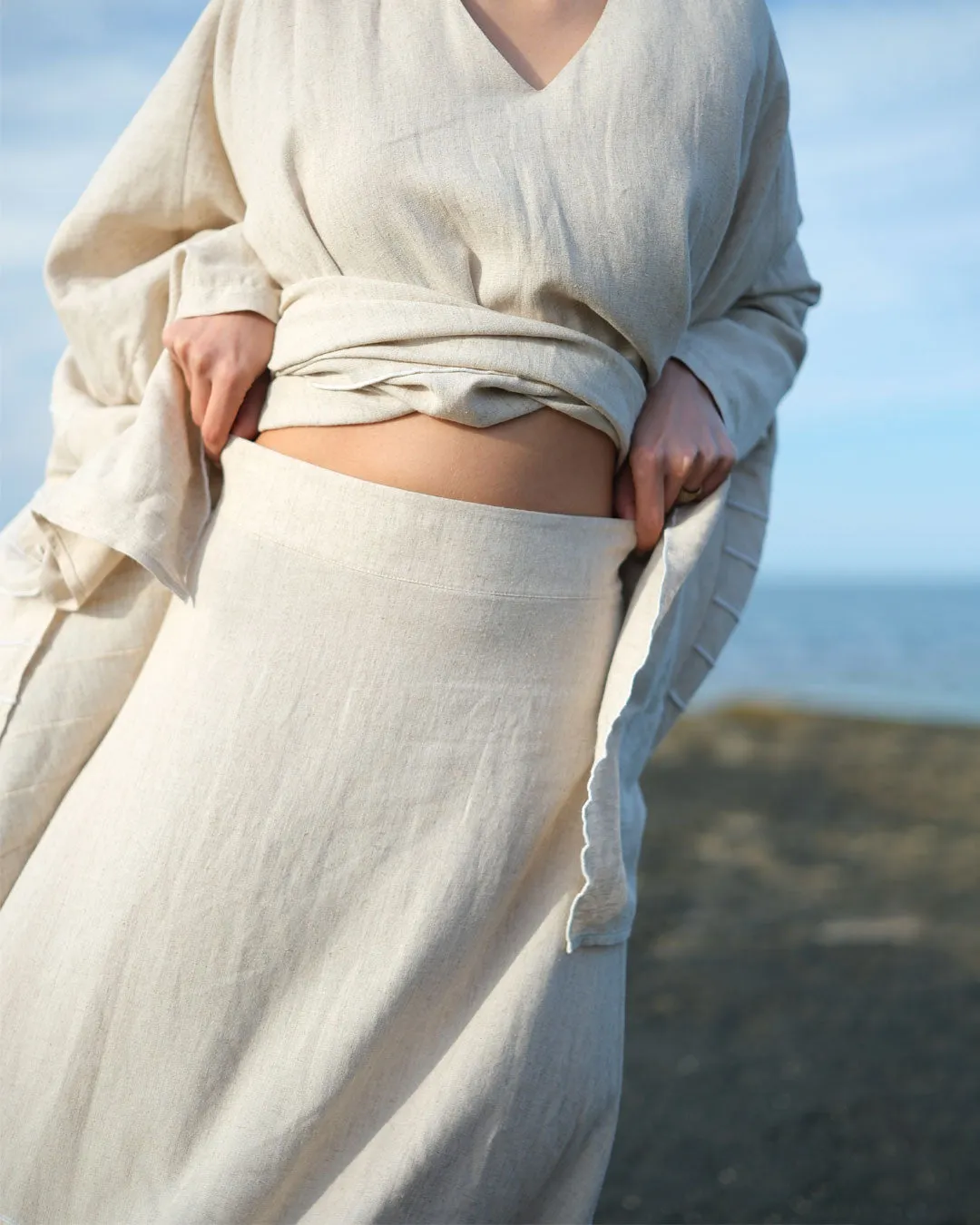FASI LINEN SKIRT