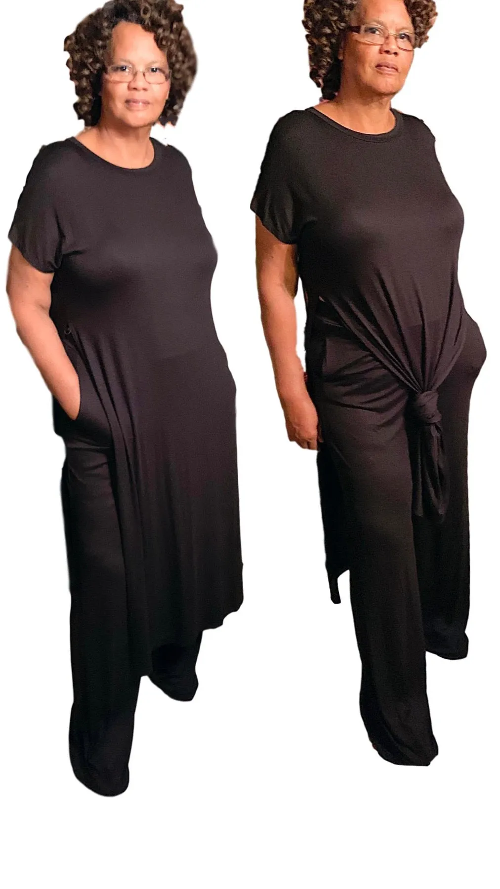 Featured Set‼️Long Tail Top & Leggings Set (Plus Size)‼️