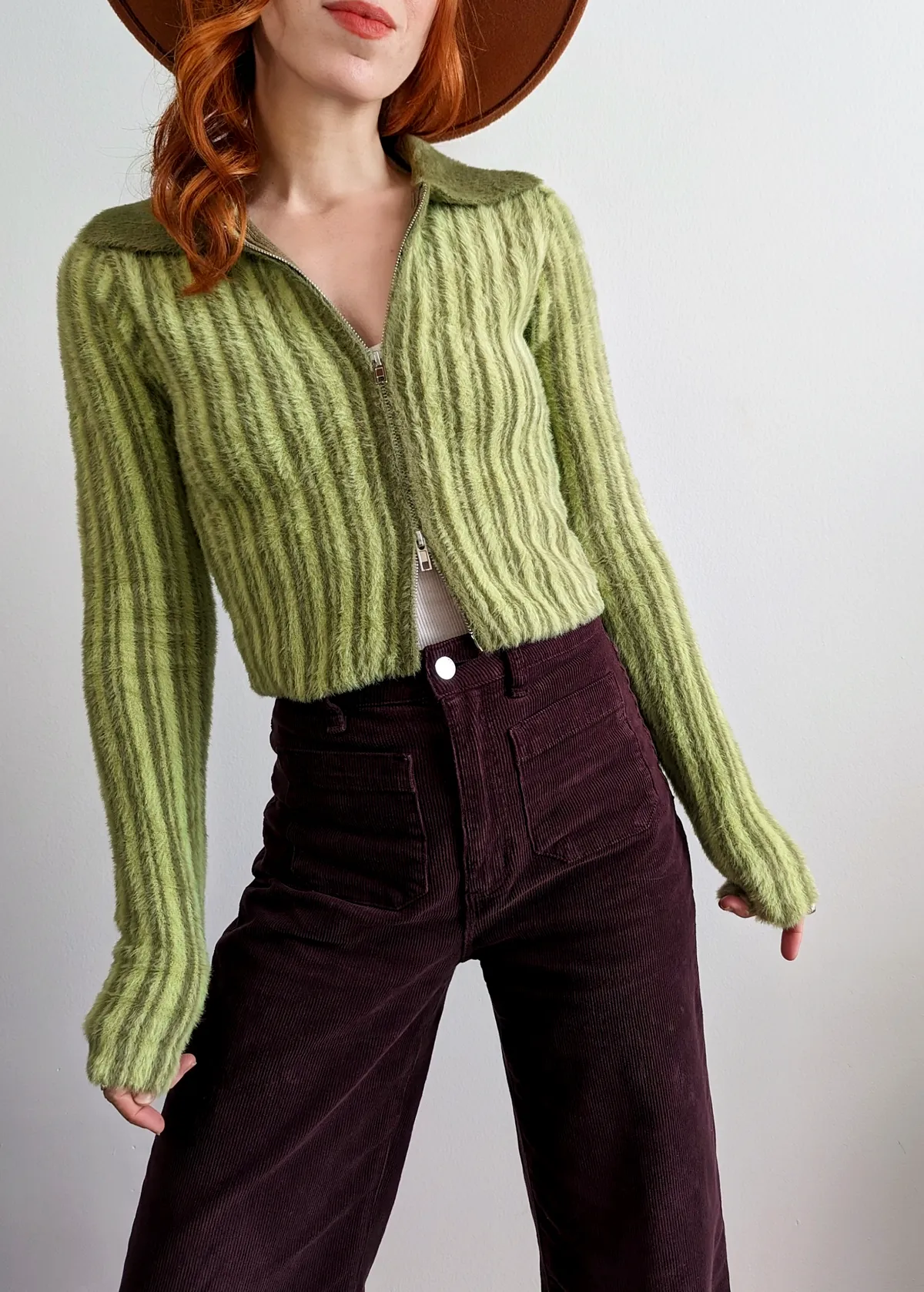 Fig Corduroy Sailor Pants <br> <i> ankle length </i>