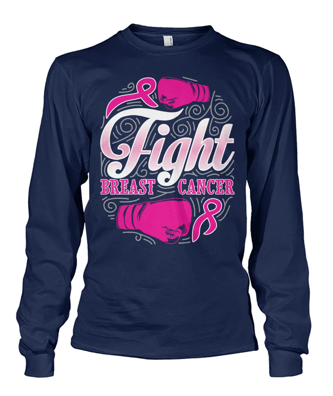 Fight Breast Cancer Shirts and Long Sleeves