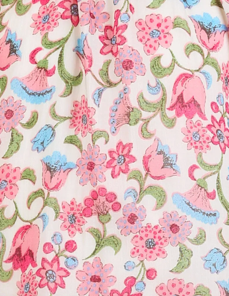 Floral Tunic Dress Pink