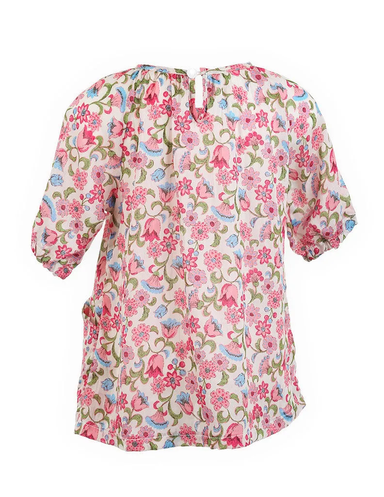 Floral Tunic Dress Pink