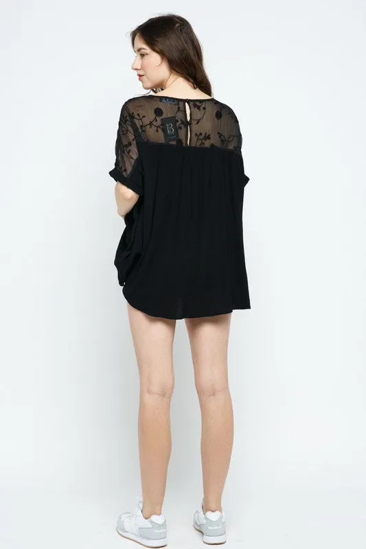 Forget the Past Blouse: Black