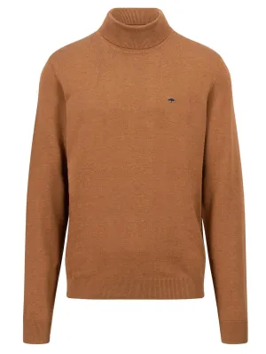 FYNCH HATTON Turtle Neck Cotton Sweater - Men's – Hazel