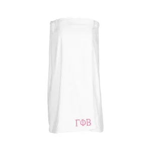 Gamma Phi Beta Terry Velour Spa Wrap