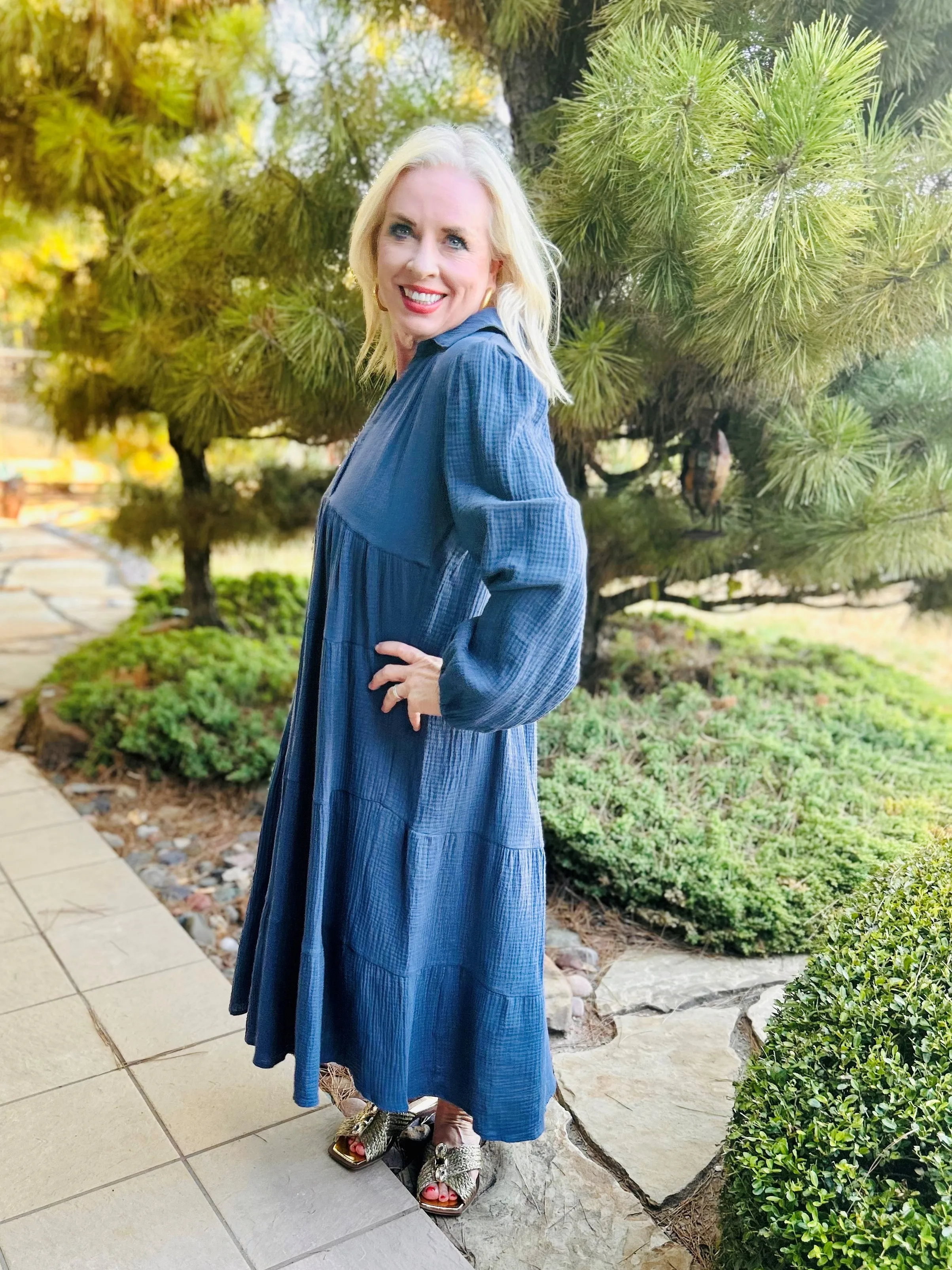 Gauze Maxi Dress