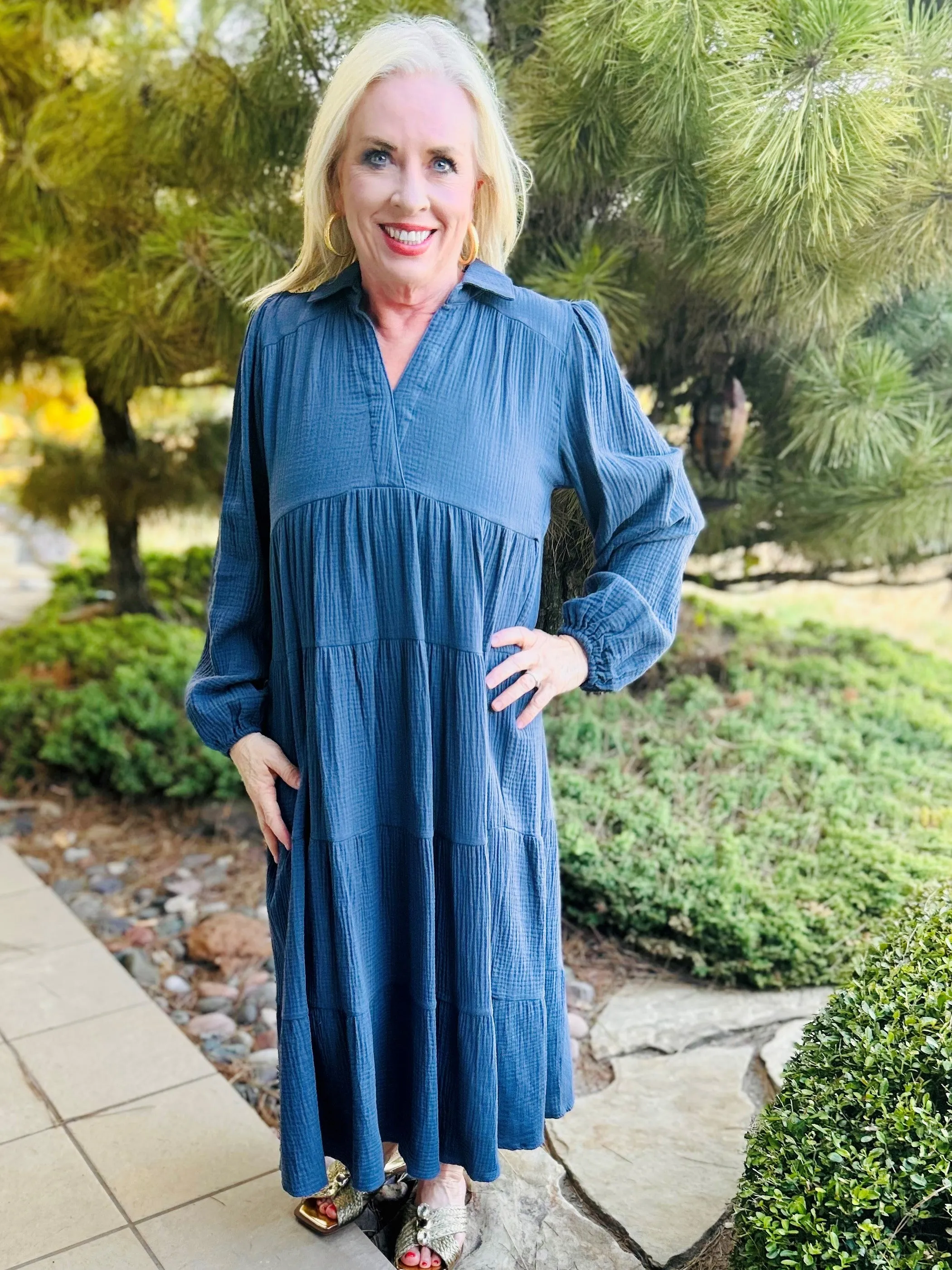 Gauze Maxi Dress