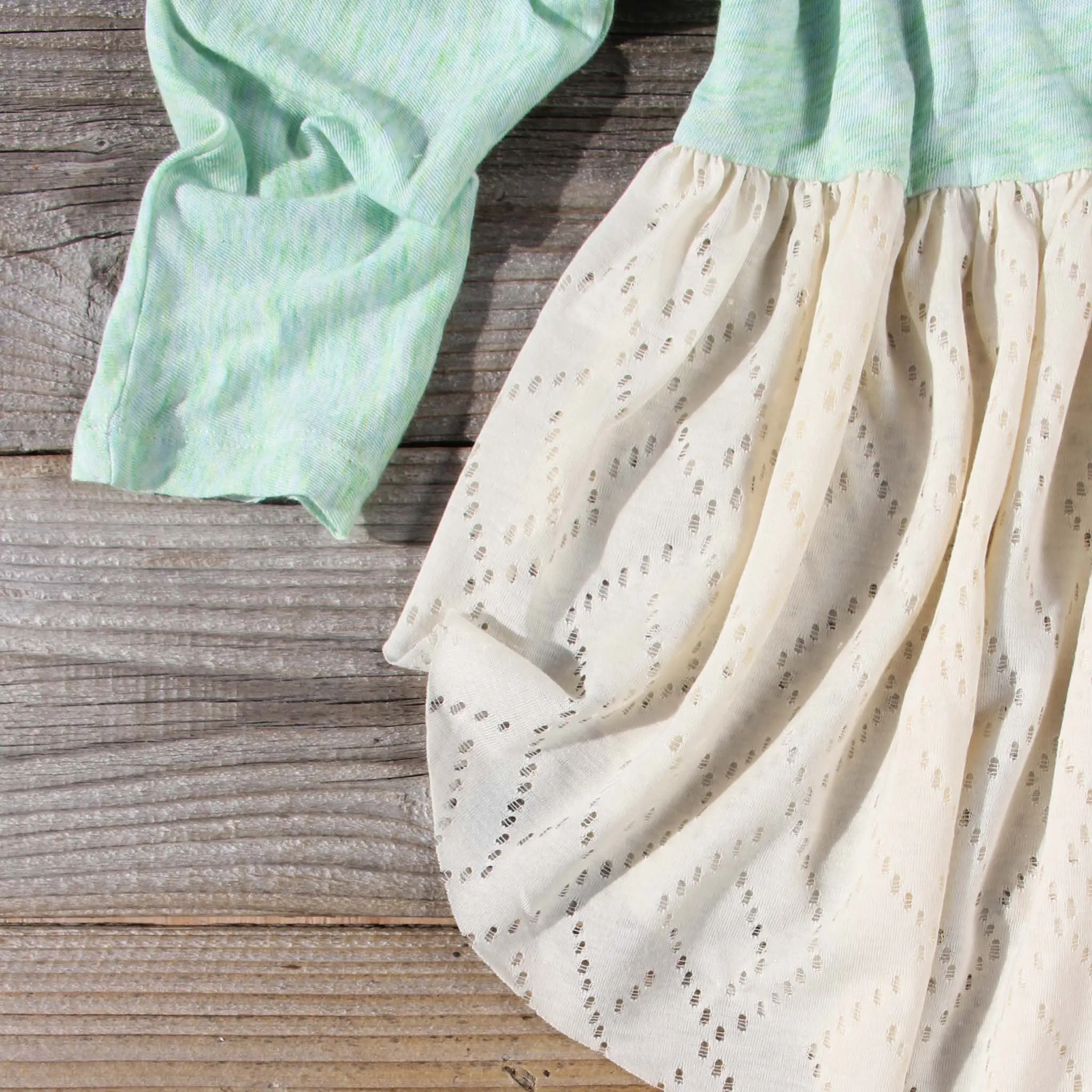 Gentry Lace Tunic in Mint