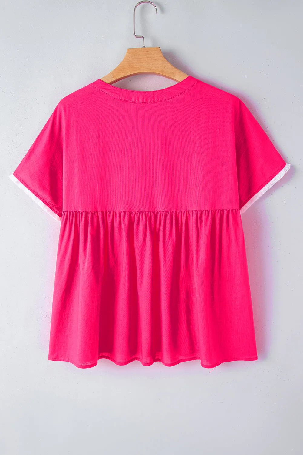 Geometric Embroidered Blouse