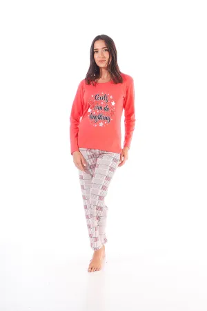 Girls Can Do Anything Cotton-Rich Pyjama Set