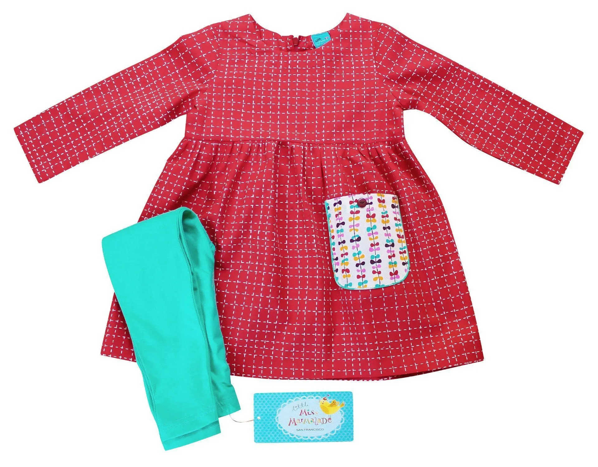 Go Fly a Kite Red Katie Tunic Top