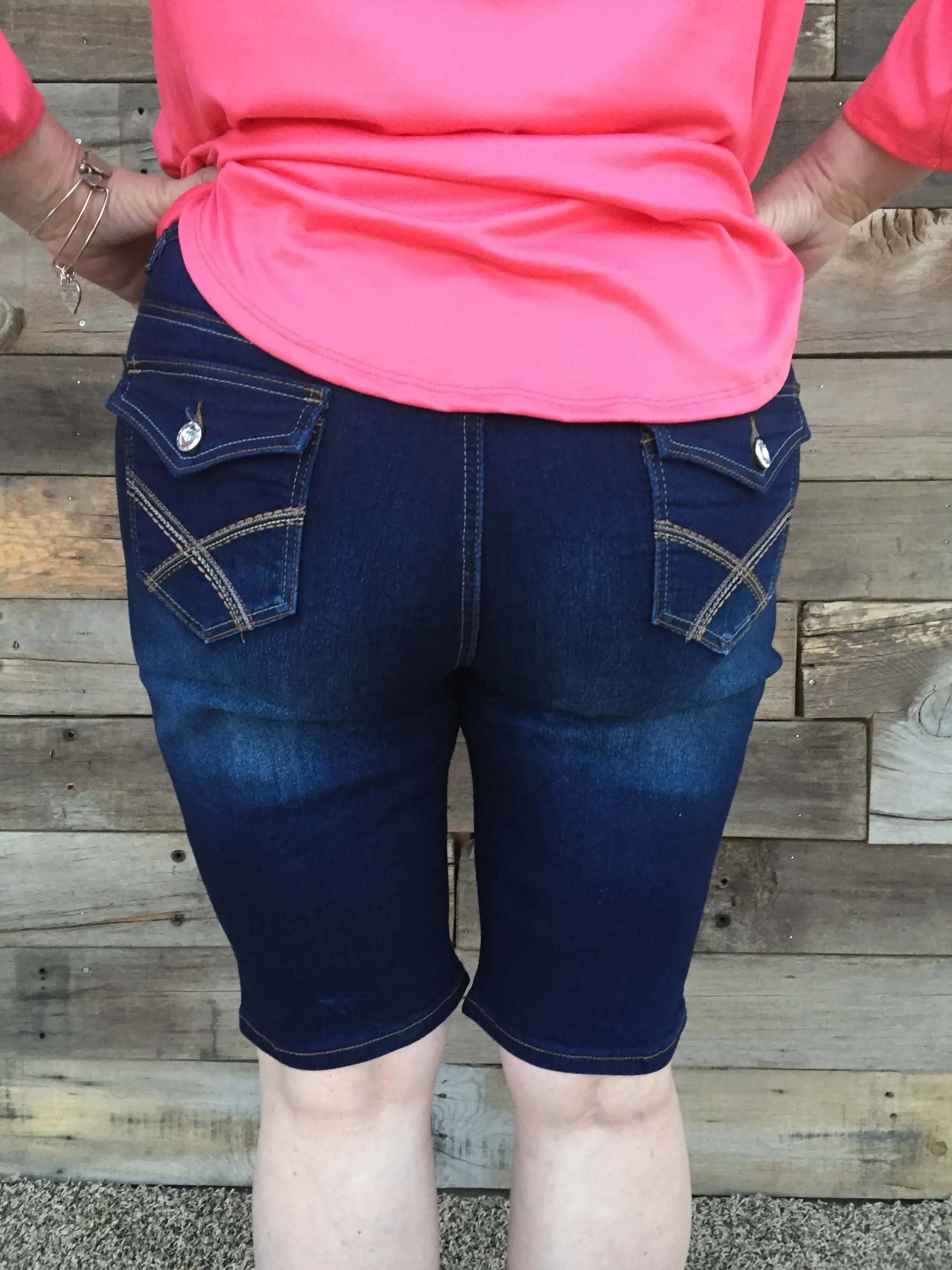 Gossip Denim Plus Size Shorts