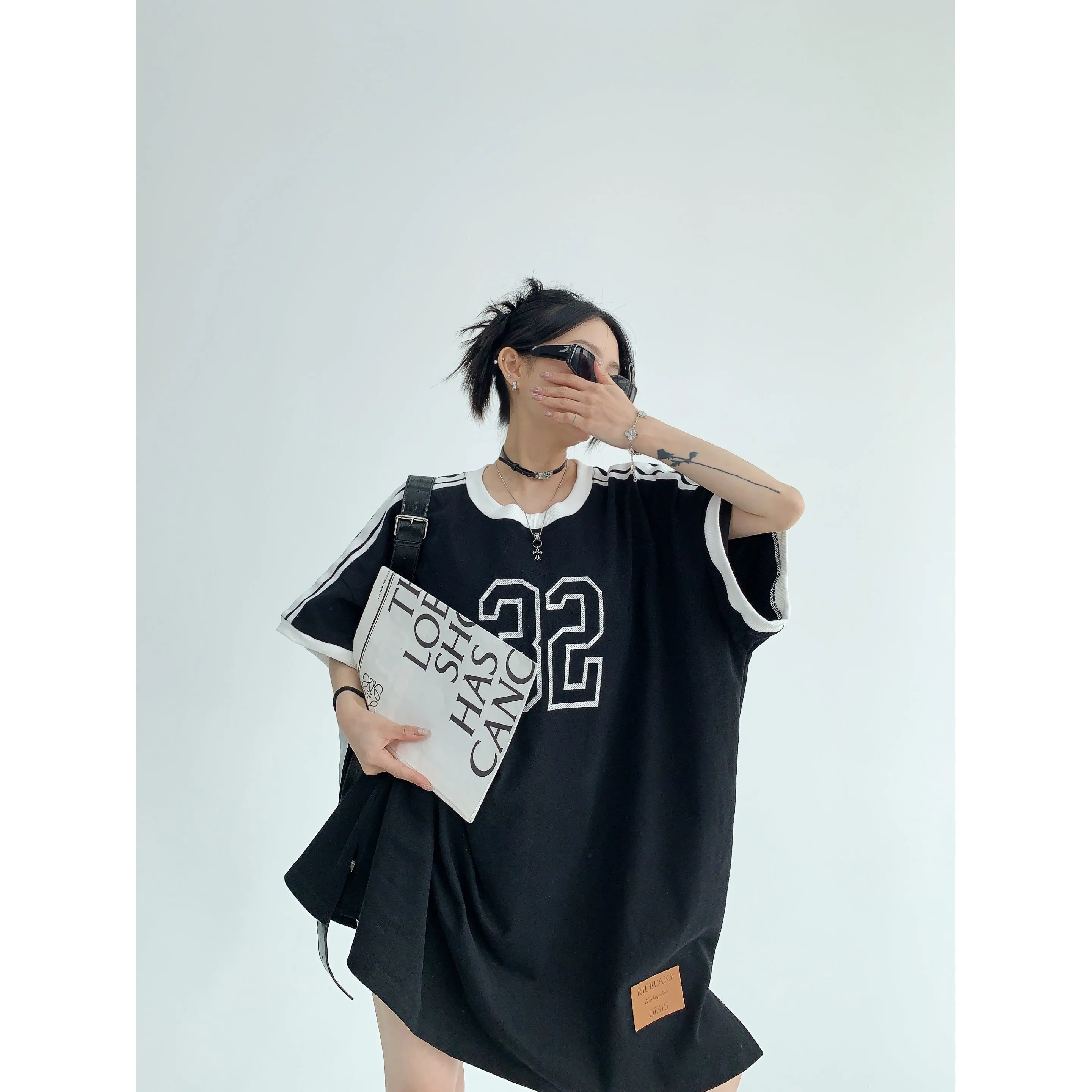 Graphic Oversized T-Shirt Dress