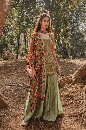 Green Tunic Set