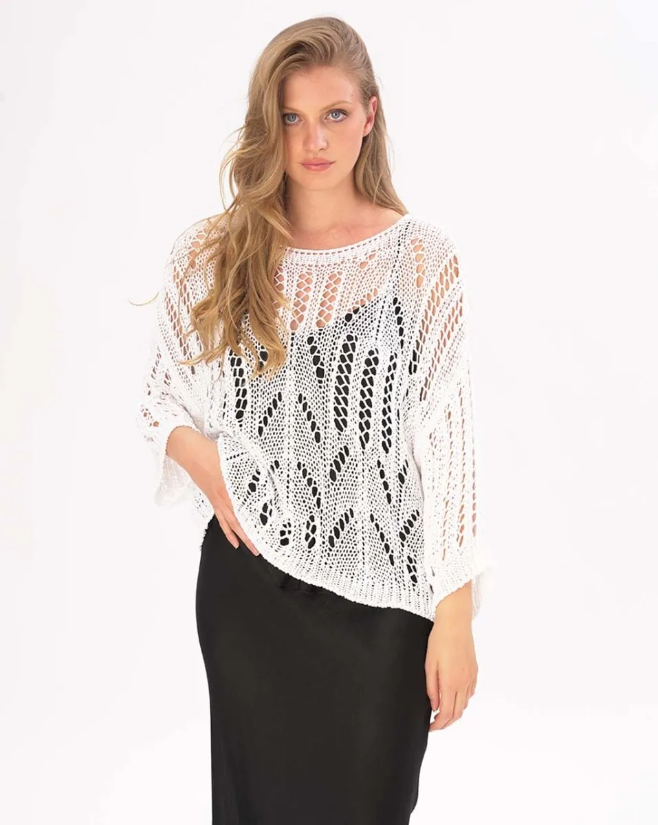 Handmade Fishnet Long Sleeve Shirt