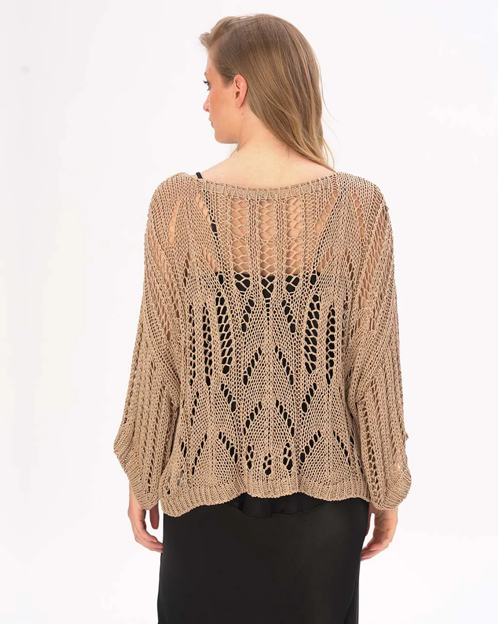 Handmade Fishnet Long Sleeve Shirt
