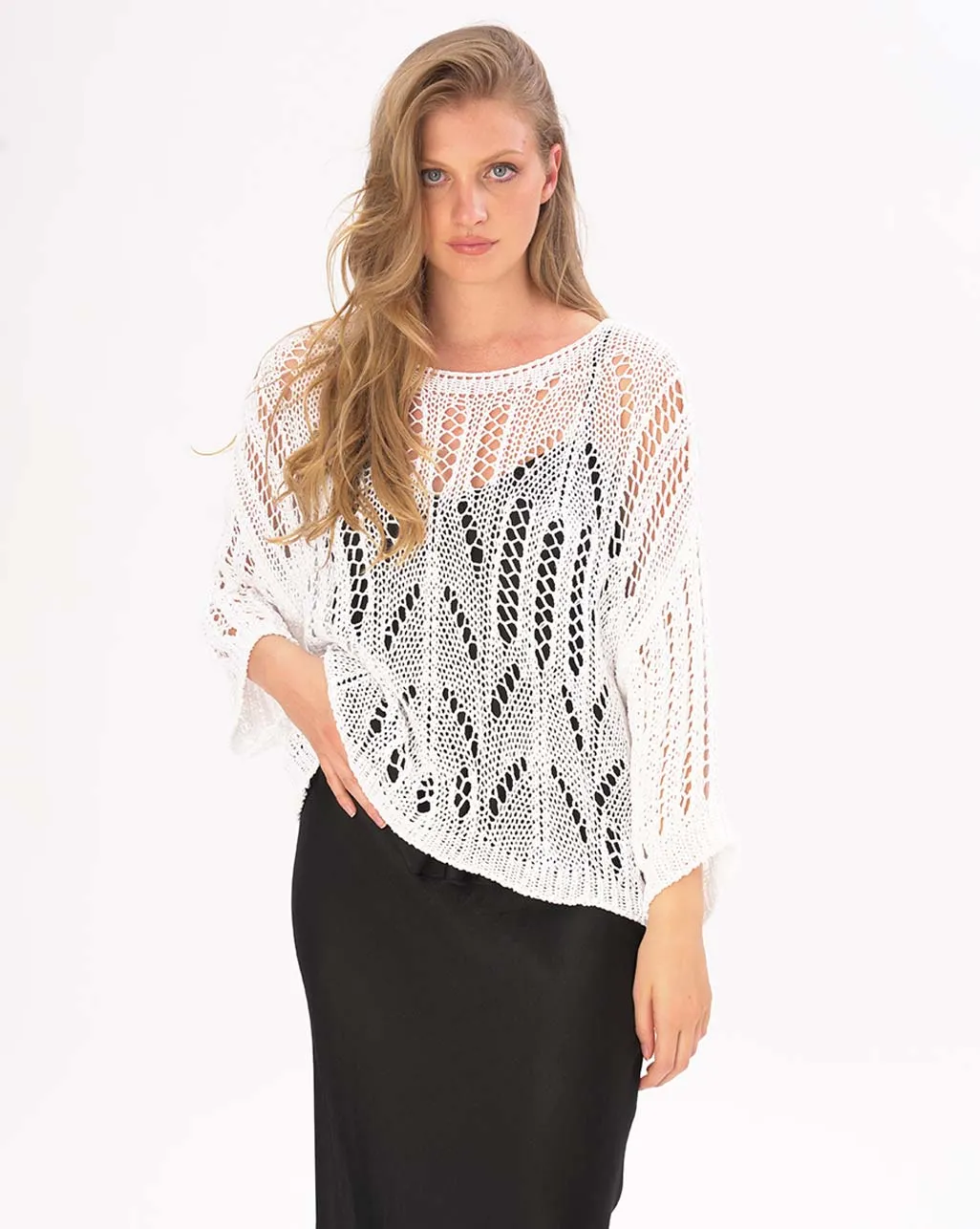 Handmade Fishnet Long Sleeve Shirt