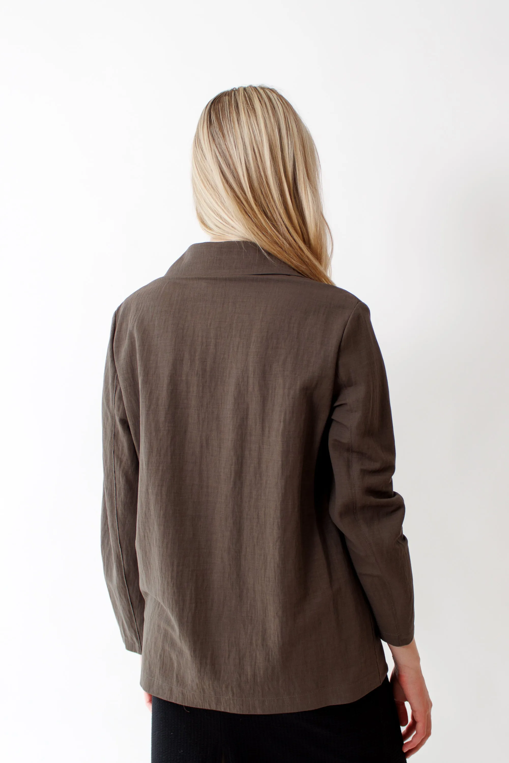 Harris Wharf Rayon Safari Jacket