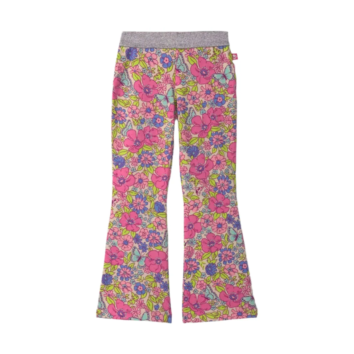 Hatley Girls Groovy Flowers Stretch Bell Bottoms