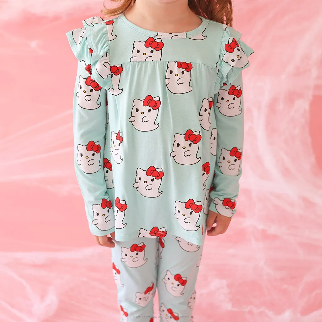 Hello Kitty® Ghost Ruffled Babydoll Top
